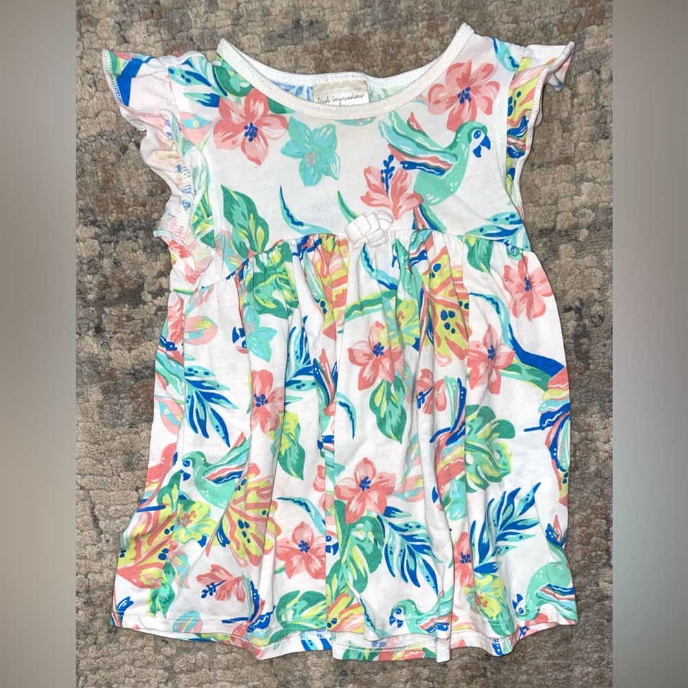 First Impressions floral dress size 12 months